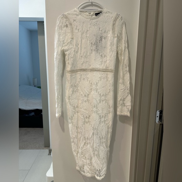 PrettyLittleThing Dresses & Skirts - PLT White Lace Dress NWT